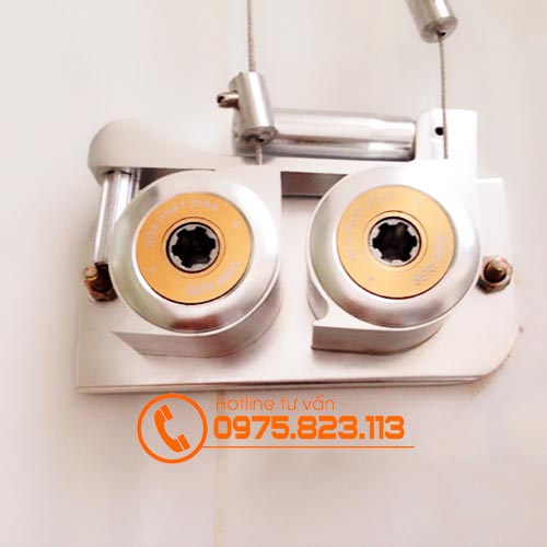 Bộ tời giàn phơi Hòa Phát 999A nhôm nguyên khối