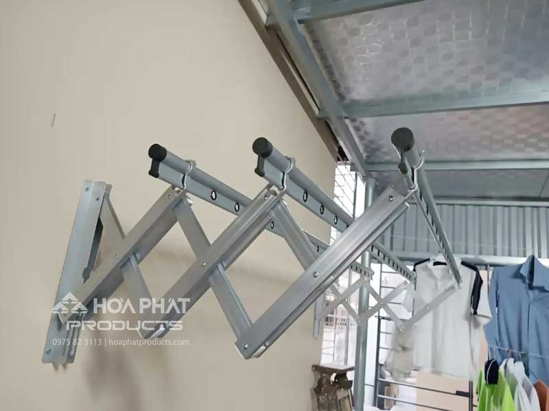 Giàn phơi xếp ngang gắn tường cao cấp HS-88A